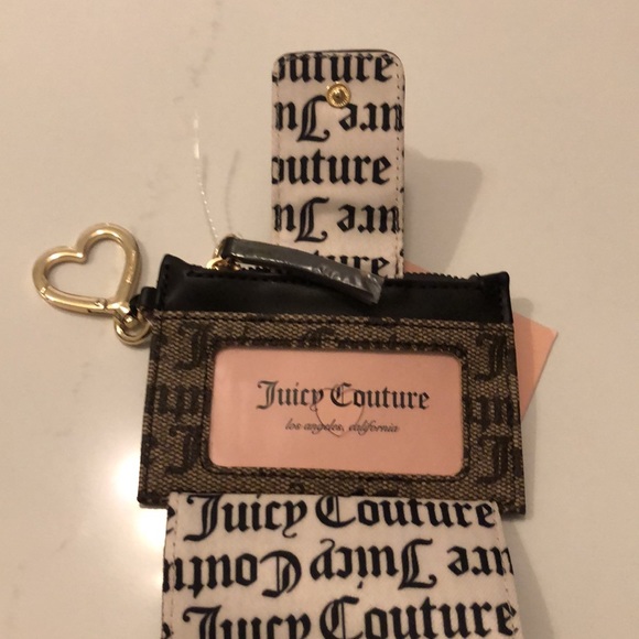 Juicy Couture nwt status taupe brown my heart will go on tab elongated - Picture 5 of 6